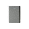 ΗΜΕΡΟΛΟΓΙΟ ΗΜΕΡΗΣΙΟ ΜΕ ΛΑΣΤΙΧΟ ΗΜΙΕΥΚΑΜΠΤΟ ΕΞΩΦΥΛΛΟ PVC 17x24cm ELEGANTA ΓΚΡΙ/ΓΑΛΑΖΙΟ