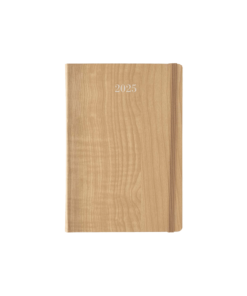 ΗΜΕΡΟΛΟΓΙΟ ΗΜΕΡΗΣΙΟ ΜΕ ΛΑΣΤΙΧΟ ΗΜΙΕΥΚΑΜΠΤΟ ΕΞΩΦΥΛΛΟ PVC 17x24cm NATURA ΚΑΦΕ