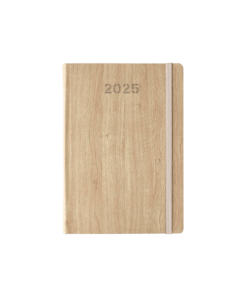 ΗΜΕΡΟΛΟΓΙΟ ΗΜΕΡΗΣΙΟ ΜΕ ΛΑΣΤΙΧΟ ΗΜΙΕΥΚΑΜΠΤΟ ΕΞΩΦΥΛΛΟ ΔΕΡΜΑΤΙΝΗ 17x24cm MONTO ΜΠΕΖ