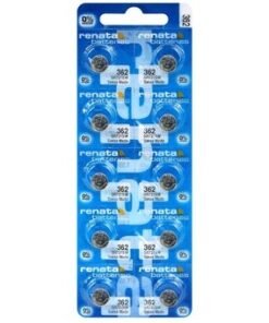 10 Μπαταρίες/blister 362 RENATA