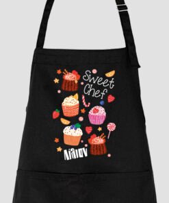 Ποδιά με εκτύπωση μαύρη - Σχέδιο 5