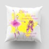 Μαξιλάρι με εκτύπωση - Μπαλαρίνα - Σχέδιο 1