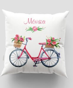 Μαξιλάρι με εκτύπωση - Ποδήλατο - Σχέδιο 1